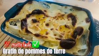 Gratin de POMME DE TERRE Facile ‼️ [upl. by Annaer]