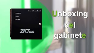 Unboxing gabinete metálico ZKTeco para control de acceso con panel inbio inbio 460 y 260 [upl. by Ynnavoj840]