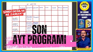 SON AYT MATEMATİK PROGRAMI ARTIK KAÇIŞ YOK [upl. by Wyn]