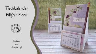 Tischkalender Filigran Floral [upl. by Ailev]