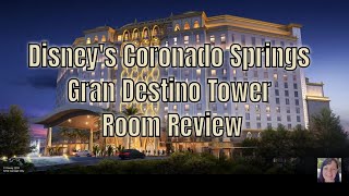 Disneys Coronado Springs Resort  Gran Destino Tower room review [upl. by Fanni]