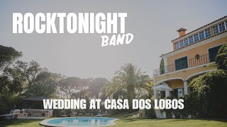 WEDDING JOANAampRICARDO  CASA DOS LOBOS  Rocktonight Band [upl. by Ayocal]