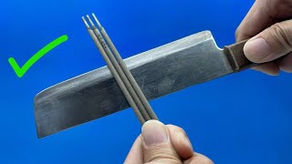 Razor Sharp Sharpen A Knife In 3 Minutes With This Method InventorSC [upl. by Freed396]