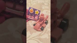 Unboxing  McDonalds MarioKart MarioKart8 Figures 2024 Pink Gold Peach [upl. by Arratal188]