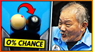 1 IN A MILLION MOMENTS In Pool Billiard HISTORY [upl. by Zil971]