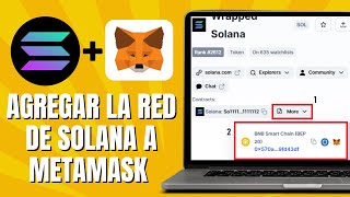 Cómo AGREGAR La Red De Solana A Metamask [upl. by Atiuqal]