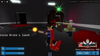 Schizophrenia Agent vs bosscontamination perfect run Roblox Item Asylum [upl. by Rosalinda]