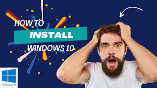 windows 10 how to install with USB AT technology [upl. by Fritze131]