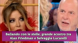 Ballando con le stelle grande scontro tra Alan Friedman e Selvaggia Lucarelli [upl. by Anneis335]