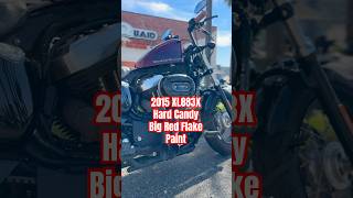 2015 HarleyDavidson Forty Eight  Hard Candy Big Red Flake Paint Custom Exhaust Cruiser [upl. by Viens]