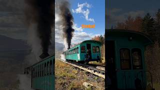 💨 Cog Rail mtwashington steamengine steamlocomotive steamtrains scenicviews nature elevation [upl. by Hedy]