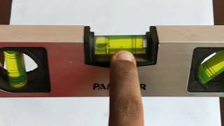 HOW TO USE BUBBLE SCALESURFACE MEASURING TOOL 3 types of level measuring in one instrumentHINDI [upl. by Candida]