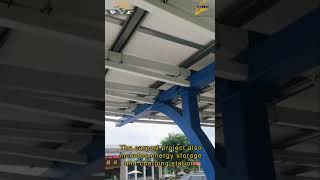 solar carportsolarenergy solarmountingsystem solarrackingsystem solarmountingparts solarsystem [upl. by Roos]