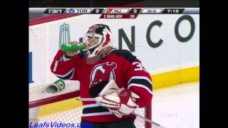 Maple Leafs  Devils  Tyler Bozak Scores 35 Shorthanded Goal  110406 [upl. by Llesig]