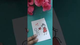 Cute Love Proposal Scenery shorts love cute drawing art [upl. by Gavrah]