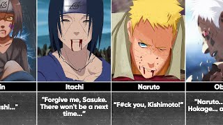 Last Words Of NarutoBoruto Characters [upl. by Irolav94]