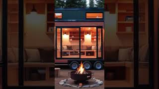 Ultimate MINIMALIST Tiny Home on WHEELS You HAVE to SEE 3 homerelax shorts [upl. by Airebma882]