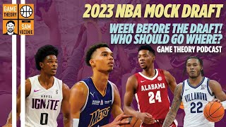 2023 NBA Mock Draft One Week Out Plus Bradley Beal Potentially On the Move from Washington [upl. by Yeslehc]