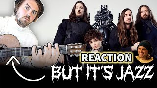 Polyphia  playing god but its JAZZ  Lucas Brar Reaction Comments [upl. by Hsiekal]