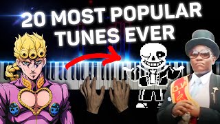 20 MOST POPULAR TUNES EVER [upl. by Nehepts107]