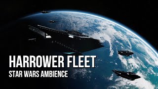 HarrowerClass Dreadnought Fleet  Star Wars Ambience  Ship Engine Quiet Radio Chatter Deep Space [upl. by Ahtael]