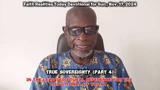 TRUE SOVEREIGNTY PART 4 [upl. by Bassett872]