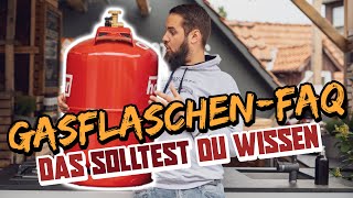 Gasflaschen Ratgeber Wie groß sollte die Gasflasche sein Gashahn richtig aufdrehen [upl. by Atteval]