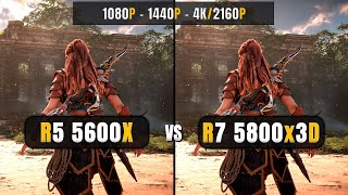 AMD Ryzen 5 5600x vs Ryzen 7 5800x3D  1080p 1440p 4K  Golden Upgrade  4070 Ti Super [upl. by Namreh508]