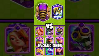 CHISPITAS vs TODAS LAS CARTAS EVOLUCIONADAS  clashroyale [upl. by Kilby718]