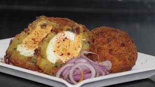 Dimer Devil  Deviled egg  Famous Bengali Street Food  Dimer Chop [upl. by Adlih]