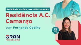 Residência em foco a revisão começou Residência AC Camargo com Fernanda Coelho [upl. by Odranar]