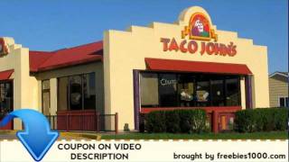 Taco Johns Coupons  Taco Johns Printable Coupons [upl. by Tirza224]