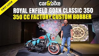 Royal Enfield Goan Classic 350 First Look  Walkaround  Colour Options [upl. by Fabrianne]