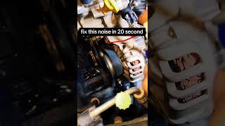 Fixing bad noise of belt in 20 second shortvideo mechancial skills [upl. by Lanta]