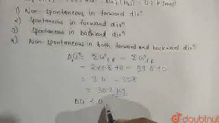 For the reaction given below the value of standard Gibbs free energy of formation at 298 K are g [upl. by Nova]