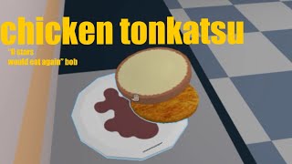 cooking chicken tonkatsu in cook burgers [upl. by Yma332]