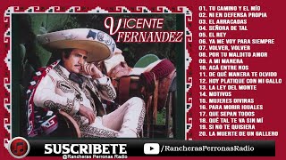 VICENTE FERNÃNDEZ MIX ðŸ”Š 20 Corridos Y Rancheras Perronas [upl. by Animrac]