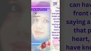 Todays Quote  Great quotable quotes  Shape your life [upl. by Ramirolg619]