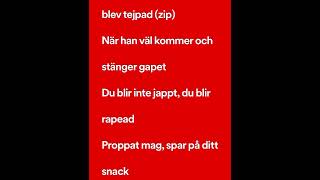 Sickan  Söder Om 08 lyrics [upl. by Waters705]