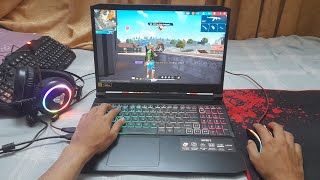 Ryzen 5 5600h Gtx 1650 FreeFire Laptop Gameplay Acer Nitro 5 [upl. by Feinberg]