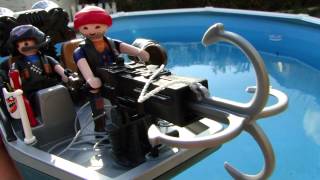 Playmobil bateau pirates chasseurs de tresor [upl. by Humo476]