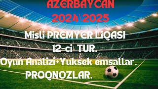 Misli PREMYER LiQASI 12ci tur  PROQNOZLARI  Birlikde qazanaq futboltexminleri [upl. by Ahseined699]