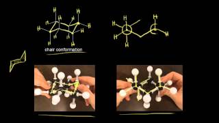 Conformations of cyclohexane  Organic chemistry  Khan Academy [upl. by Adelina309]