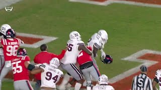 Mississippi State vs Ole Miss Fight  2018 CFB Highlights [upl. by Asirap]