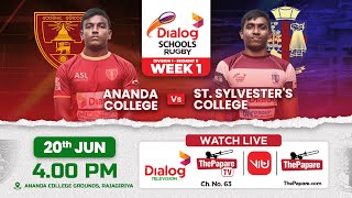 Ananda College vs St Sylvester’s College  Div 1 Segment B Dialog Schools Rugby League 2024 [upl. by Ater]