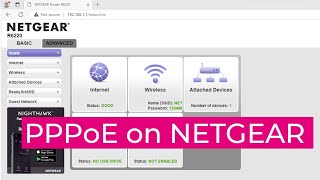 How to set up a PPPoE connection on NETGEAR [upl. by Annyahs141]