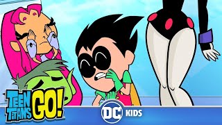 Teen Titans Go in Italiano  La scoperta delle gambe di Corvina  DC Kids [upl. by Arbas787]