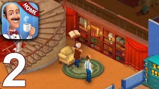 HOMESCAPES Story Walkthrough Gameplay Part 2  Day 2 iOS Android [upl. by Ahseinaj]