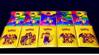 POKEMON GOLDEN BOOSTER PACKS amp RAINBOW BOOSTER PACKS  PURE GOLD CARDS pokemon pokemongo pokémon [upl. by Nahpos123]