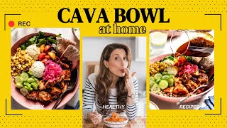 Learn How To Make CAVA Bowl At Home Copycat Recipe [upl. by Kim]